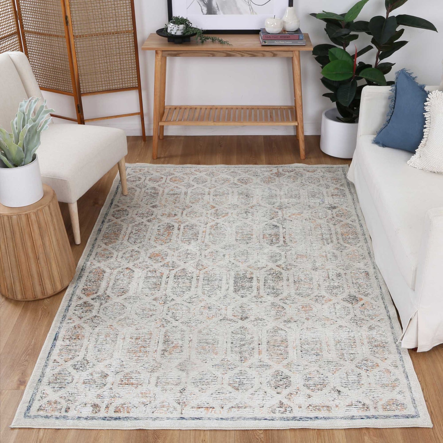 Chantilly Lace Multi Washable Rug