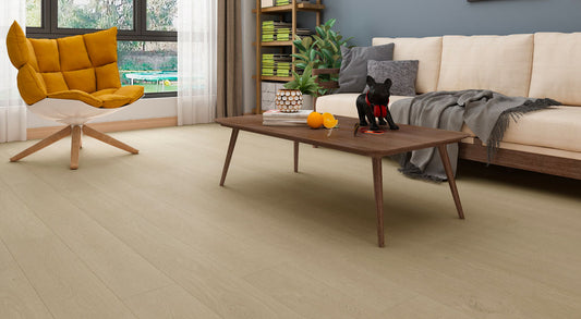 Everlast Laminate 10mm - Coffee Bean Trivia – room scene 1