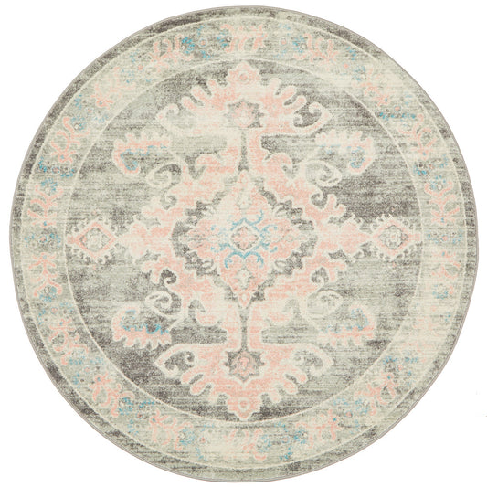 Avenue Grey Round Rug