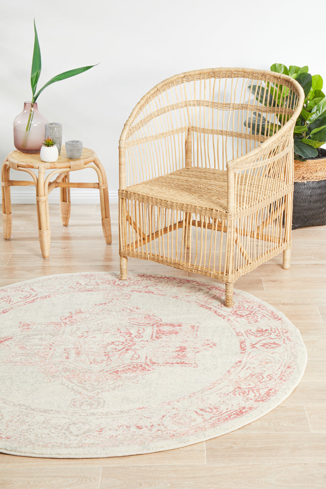 Avenue Rose Round Rug