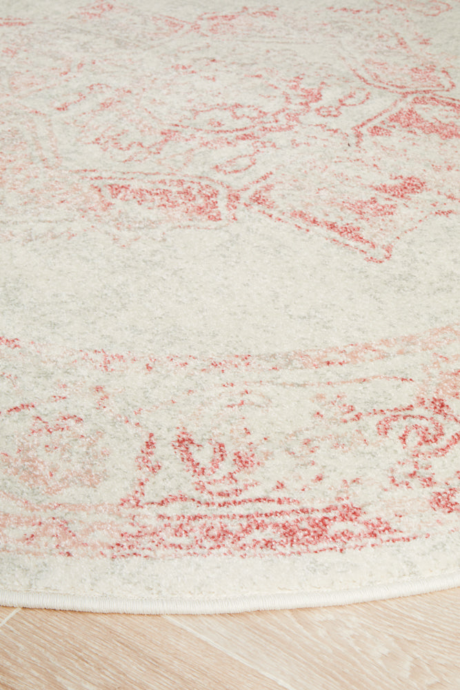 Avenue Rose Round Rug