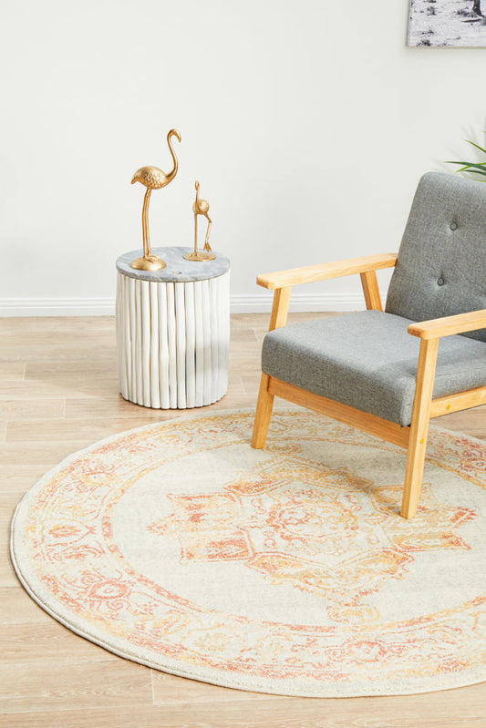 Avenue Sunset Round Rug