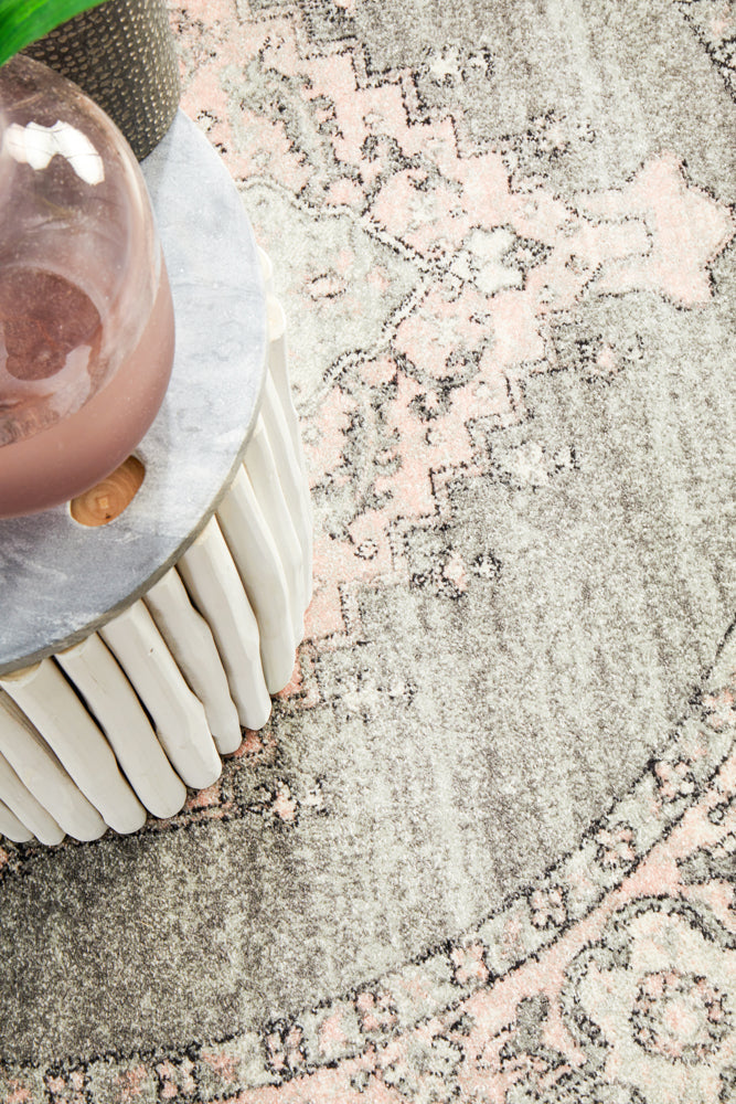Avenue Grey Round Rug