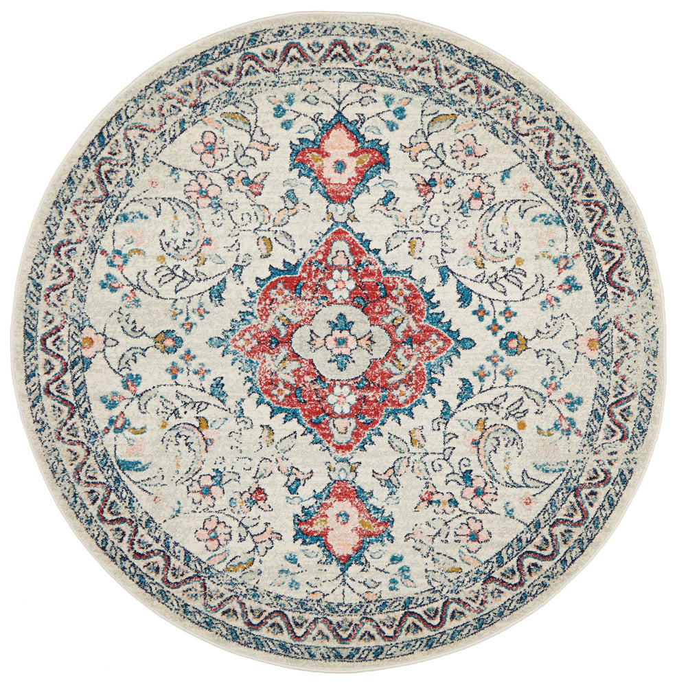 Avenue Pastel Round Rug