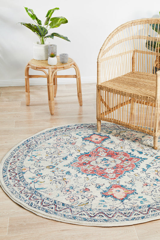 Avenue Pastel Round Rug