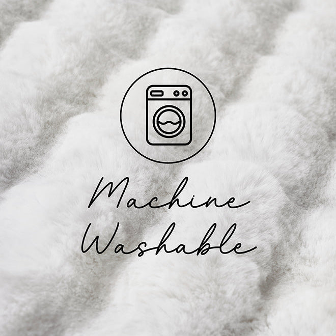 Bubble White - Machine Washable Rug