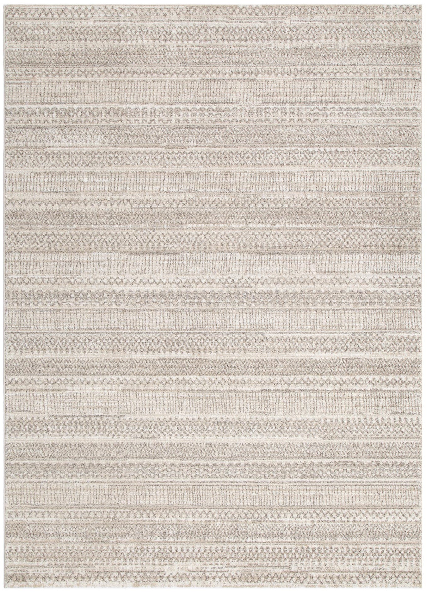 Clara Distressed Tribal Beige Rug