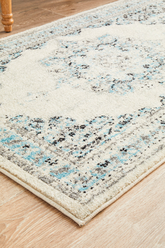 Century White Runner Rug