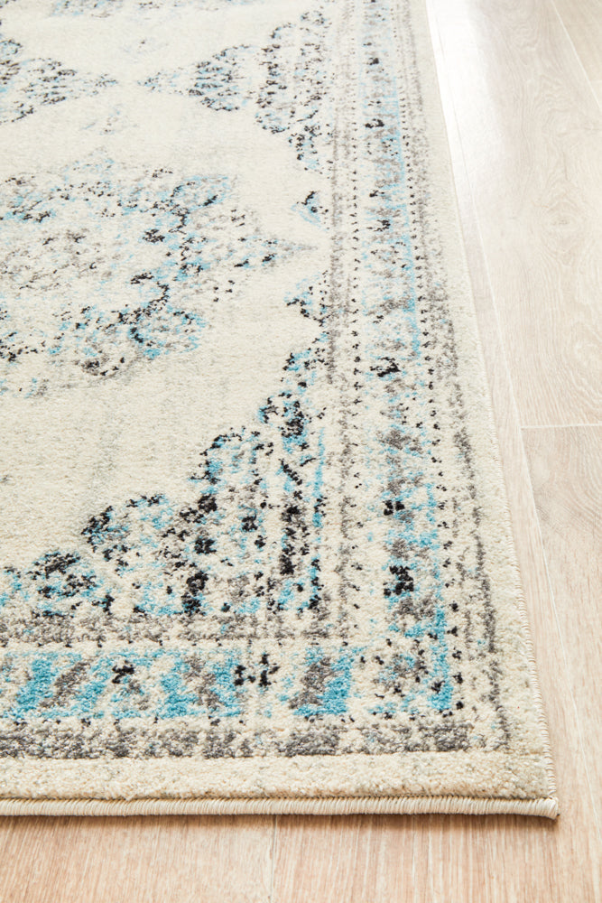Century White Runner Rug