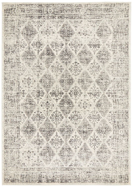 Century Lattice Grey Rug