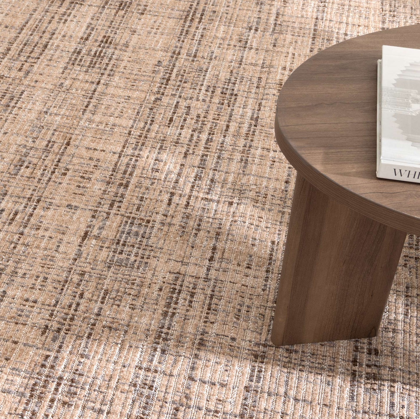 Cherie Distressed Look Beige Grey Rug