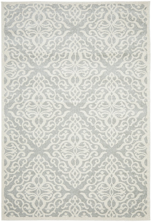 Chrome Lydia Silver Rug