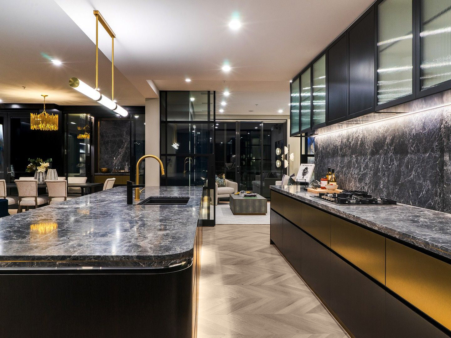 Prestige Oak - Chevron Chateau Grey 15/4mm