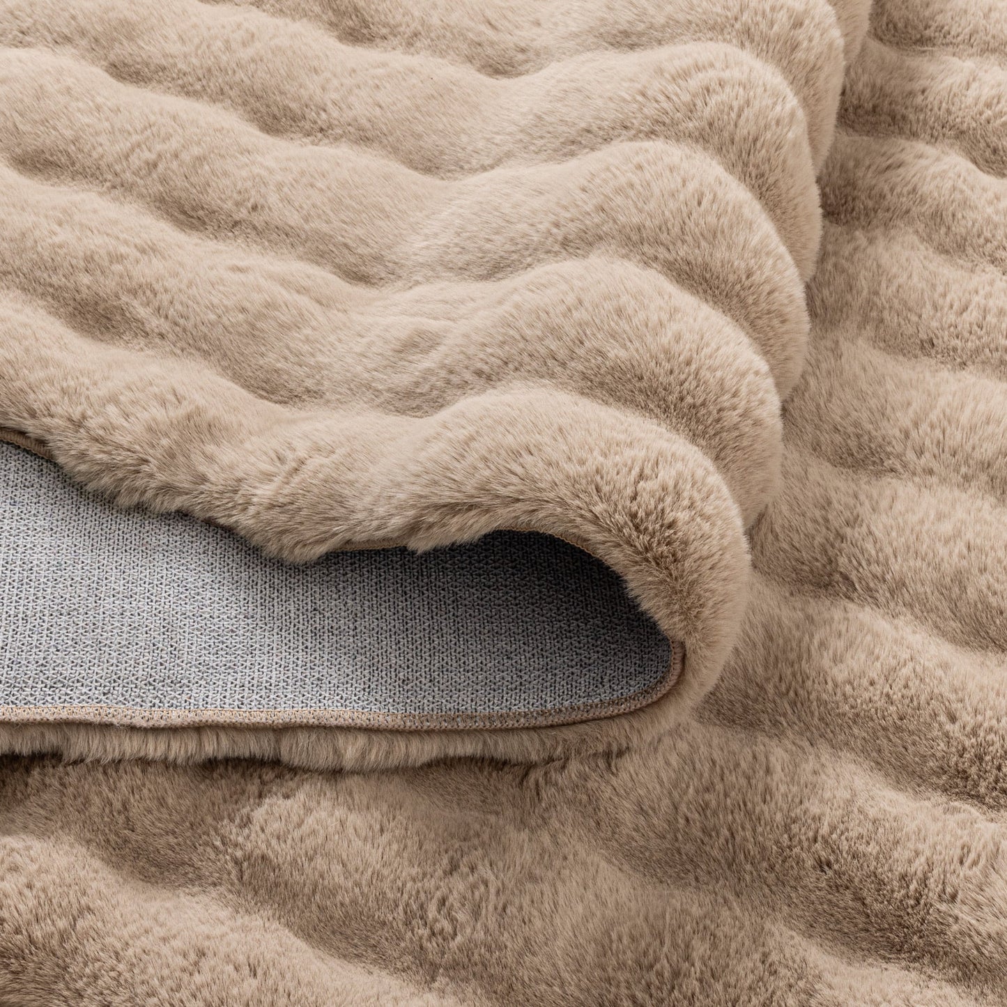Purity Machine-Washable Rug Dark Beige