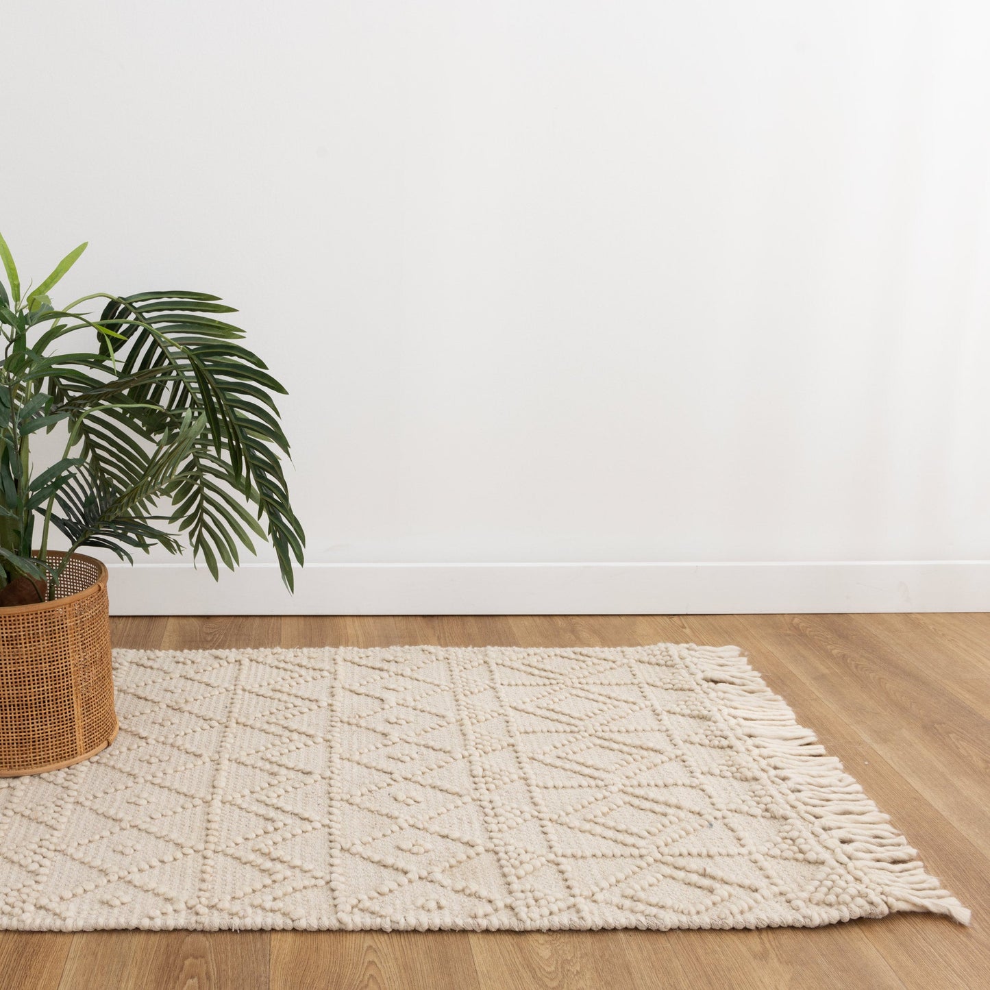 Diego Inca Beige Wool Rug