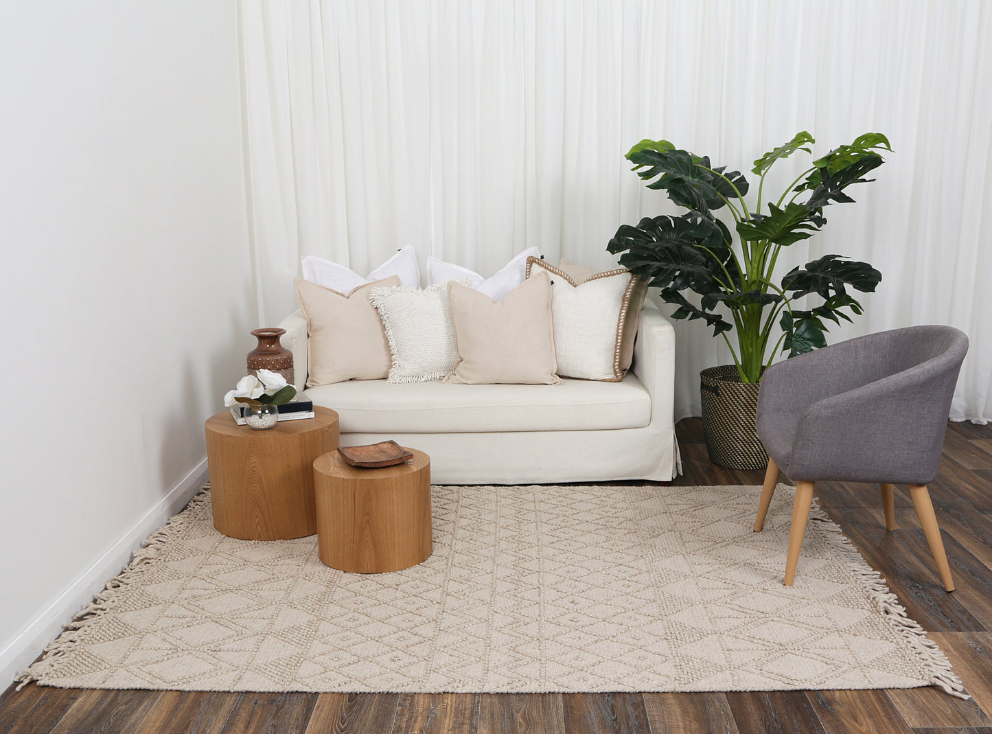 Diego Inca Brown Wool Rug