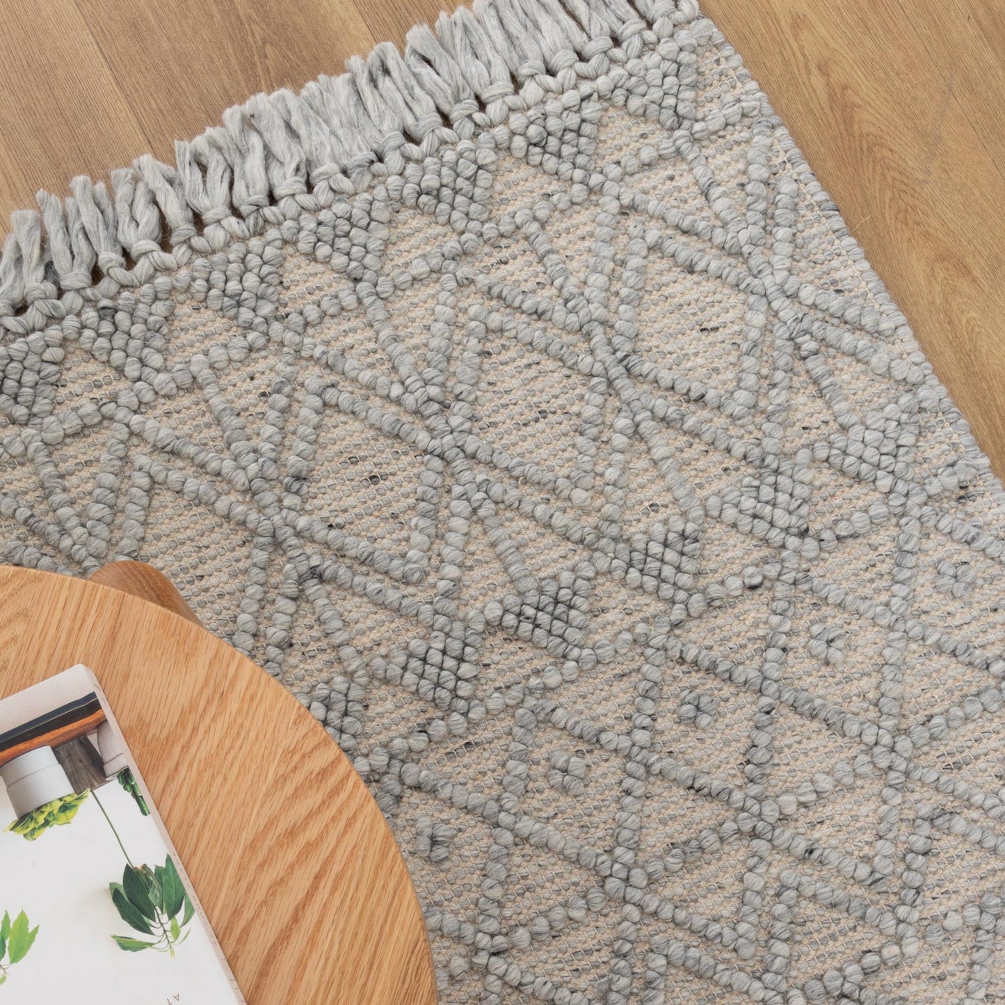 Diego Inca Grey Wool Rug