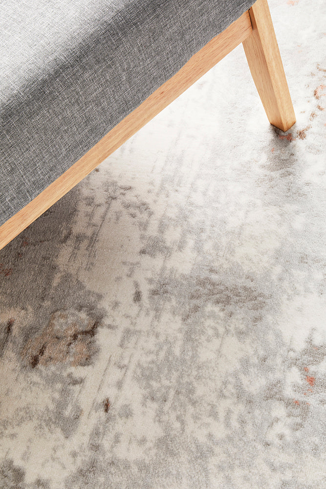 Emotion Blush Contemporary Abstract Rug