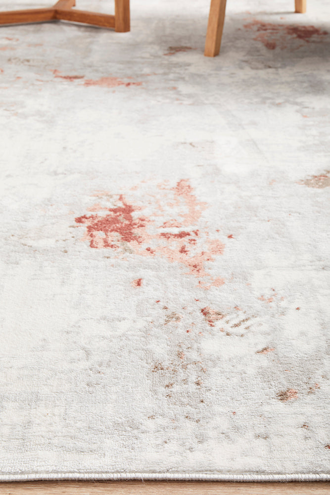 Emotion Blush Contemporary Abstract Rug