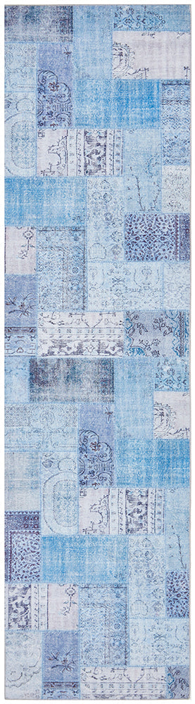 Illusions Patchwork Denim Rug