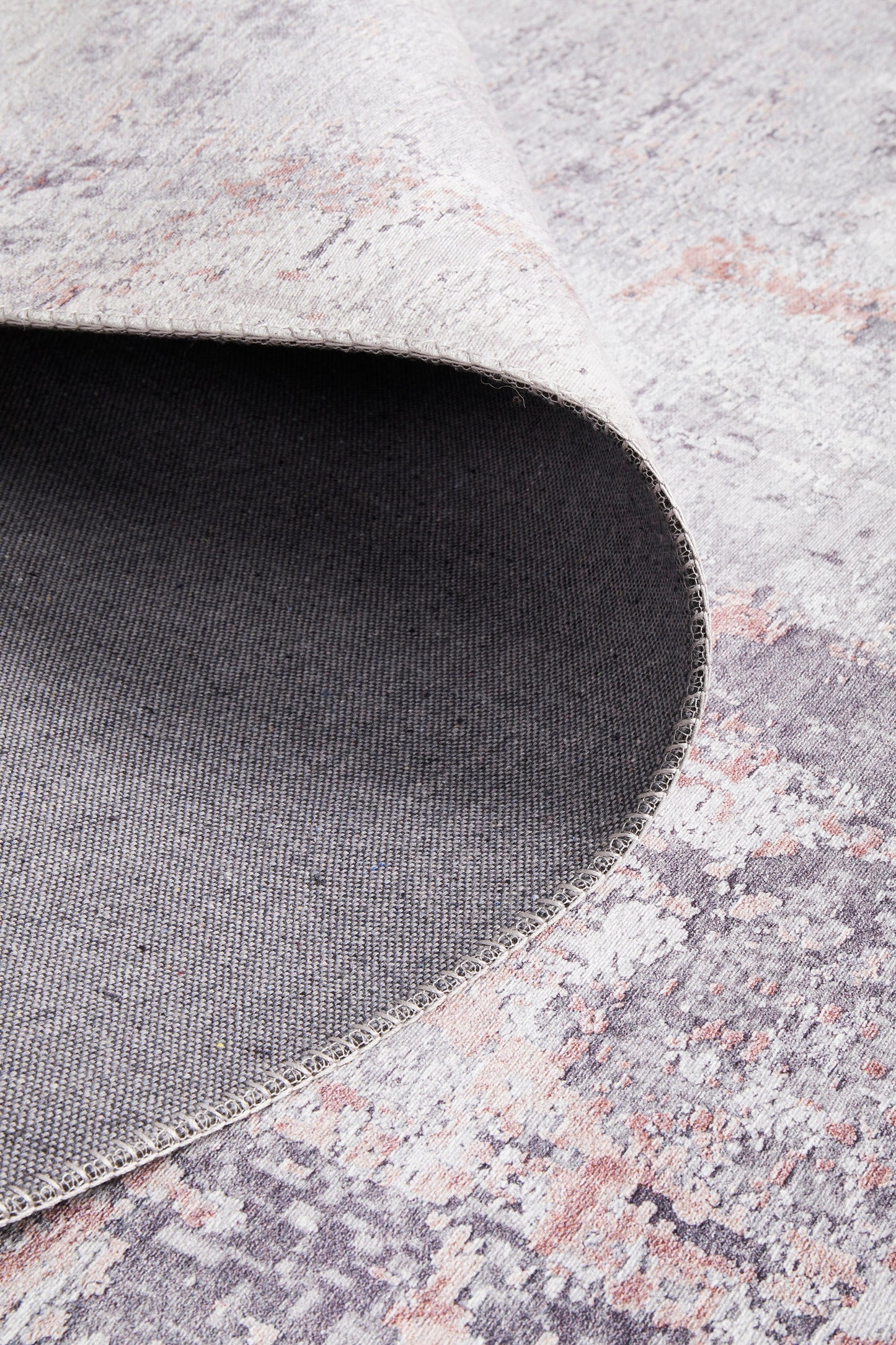 Illusions Abstract Contemporary Blush Rug