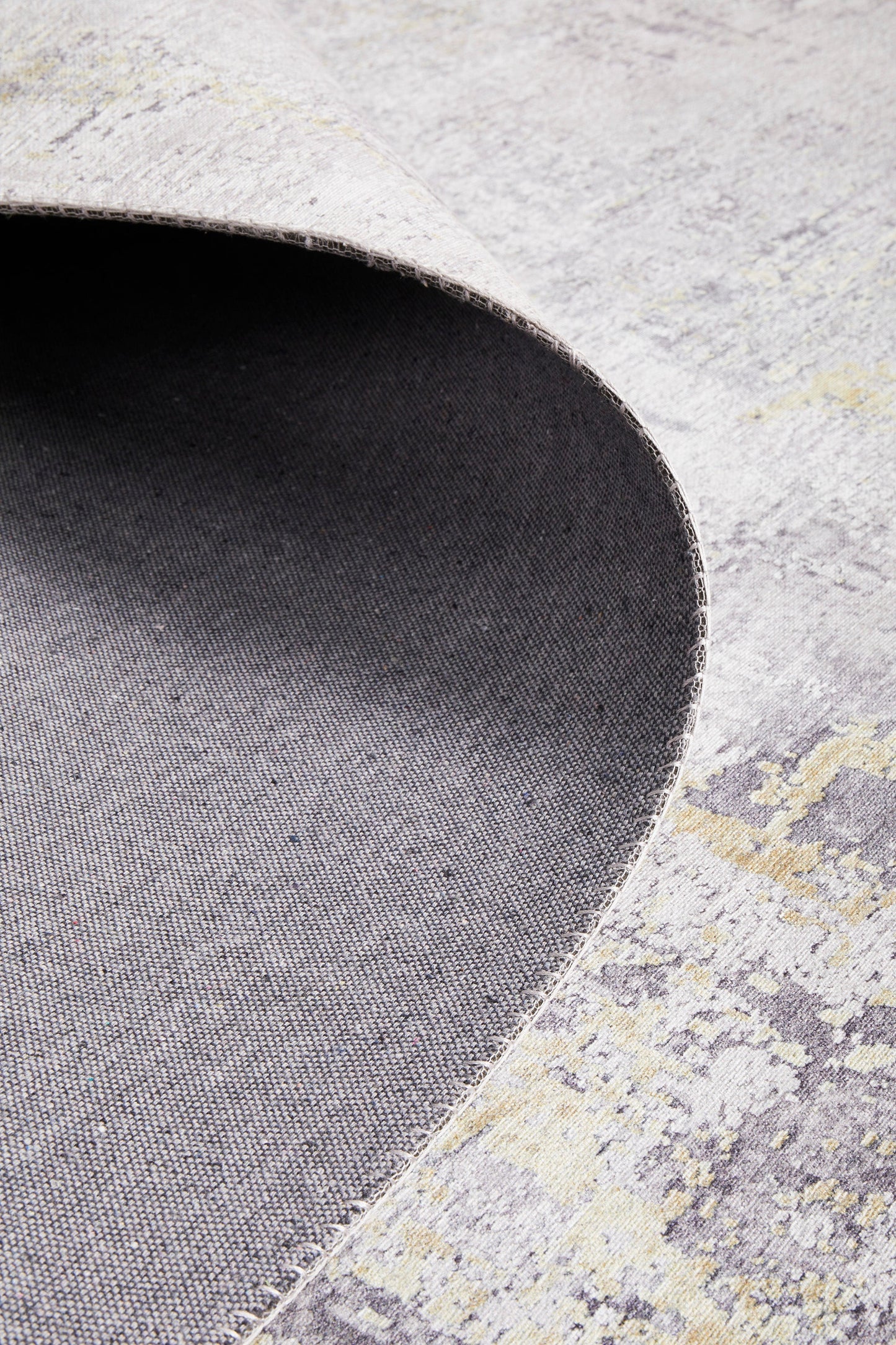 Illusions Abstract Contemporary Gold Rug