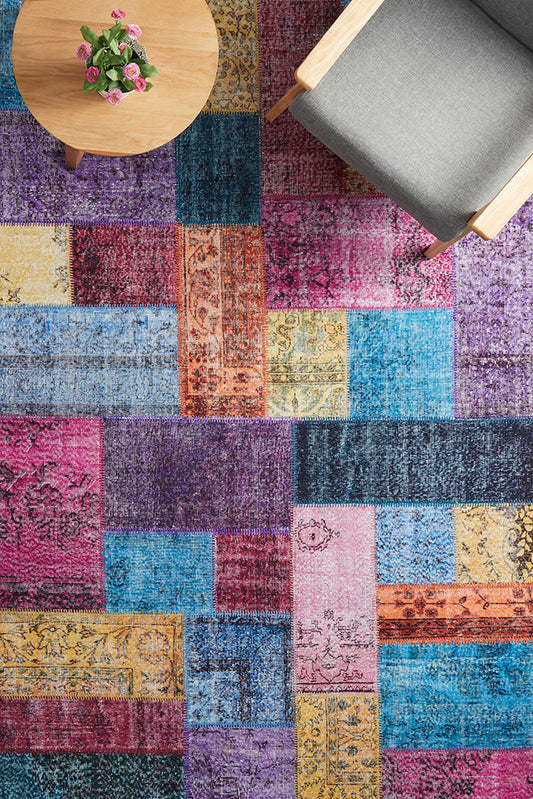 Illusions Patchwork Multi Rug