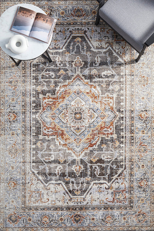 Jaipur Medallion Grey Rug
