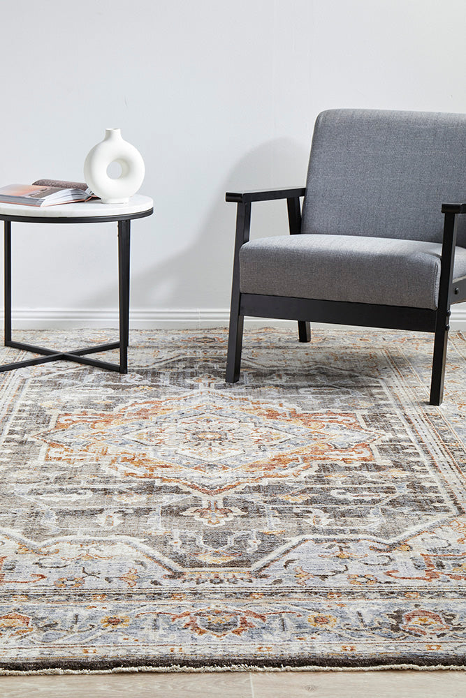 Jaipur Medallion Grey Rug