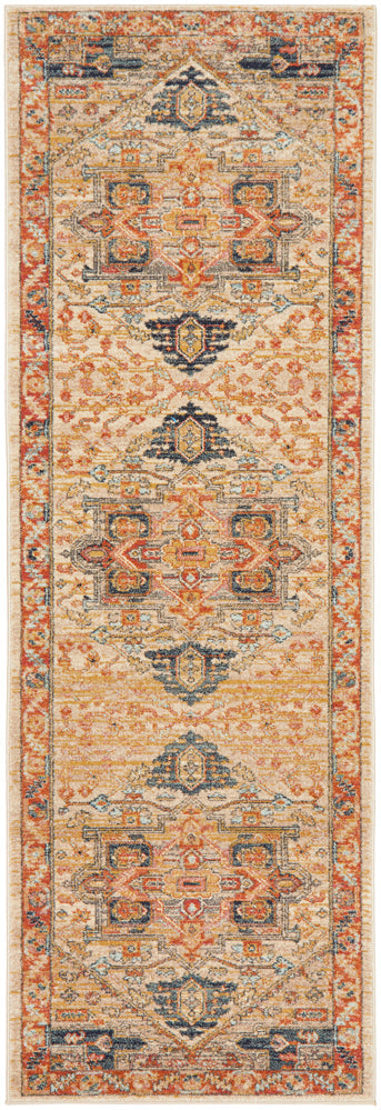 Legacy Emblem Star Rust Runner Rug