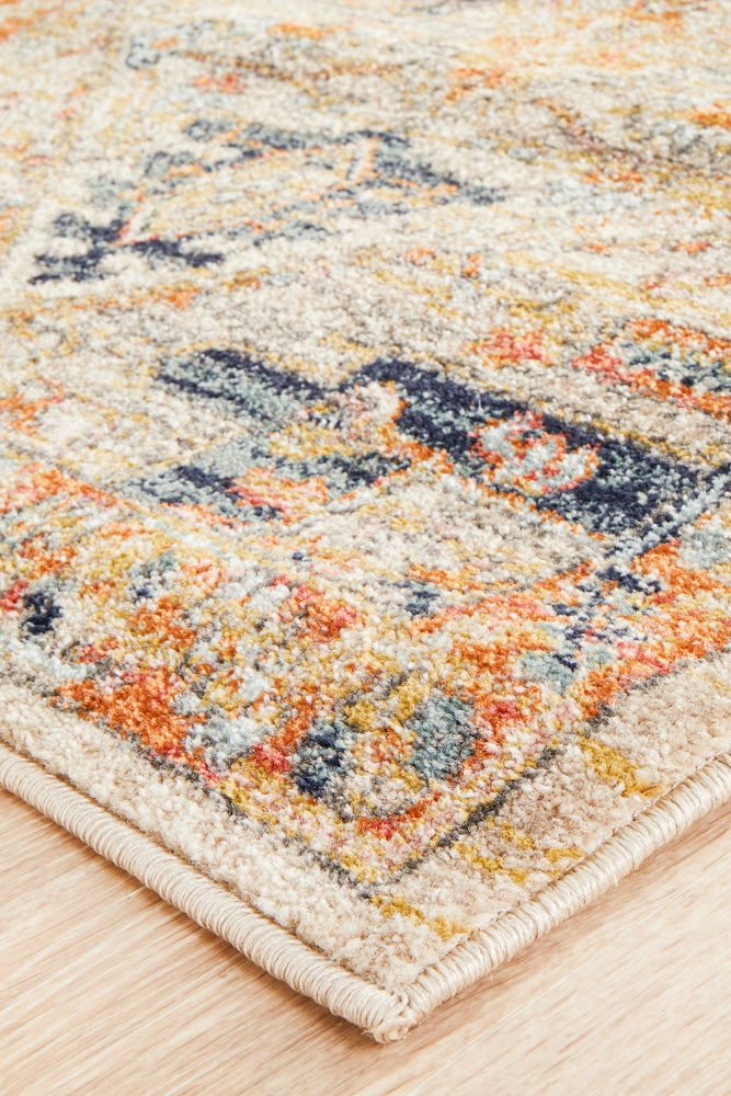 Legacy Emblem Star Rust Runner Rug