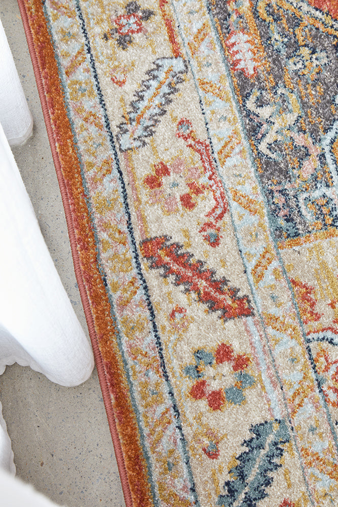 Legacy Emblem Star Terracotta Rug