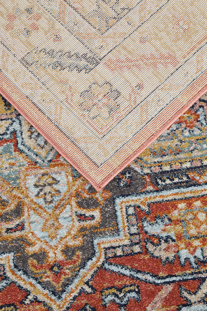 Legacy Emblem Star Terracotta Rug