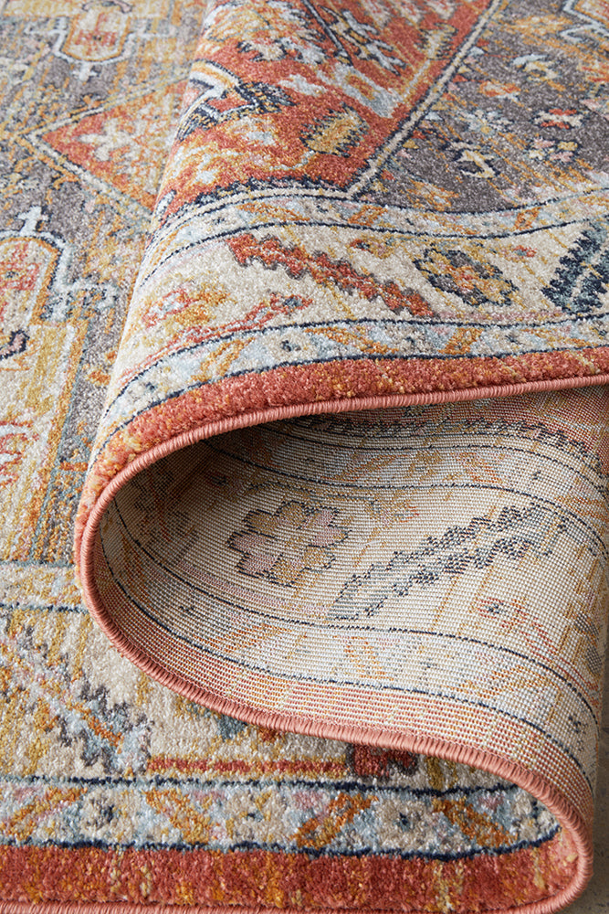 Legacy Emblem Star Terracotta Rug