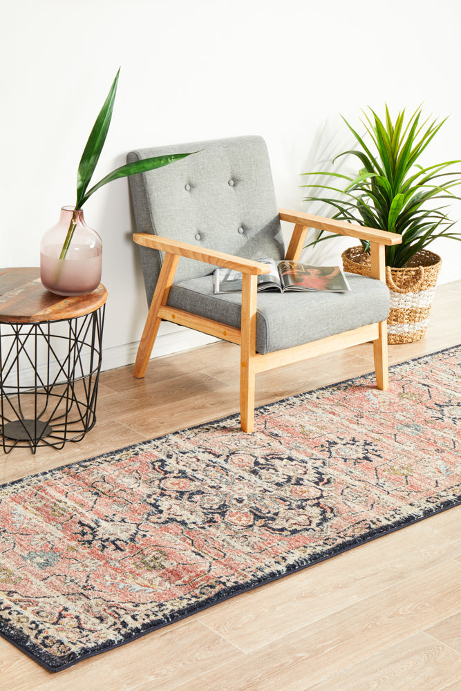 Legacy Emblem Medallion Brick Runner Rug
