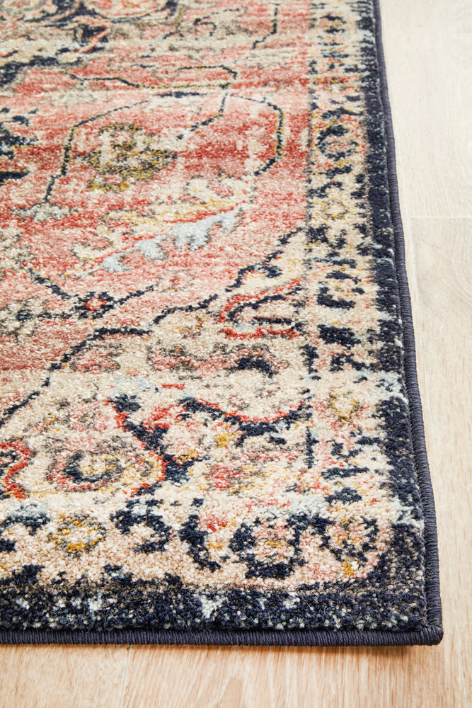 Legacy Emblem Medallion Brick Runner Rug