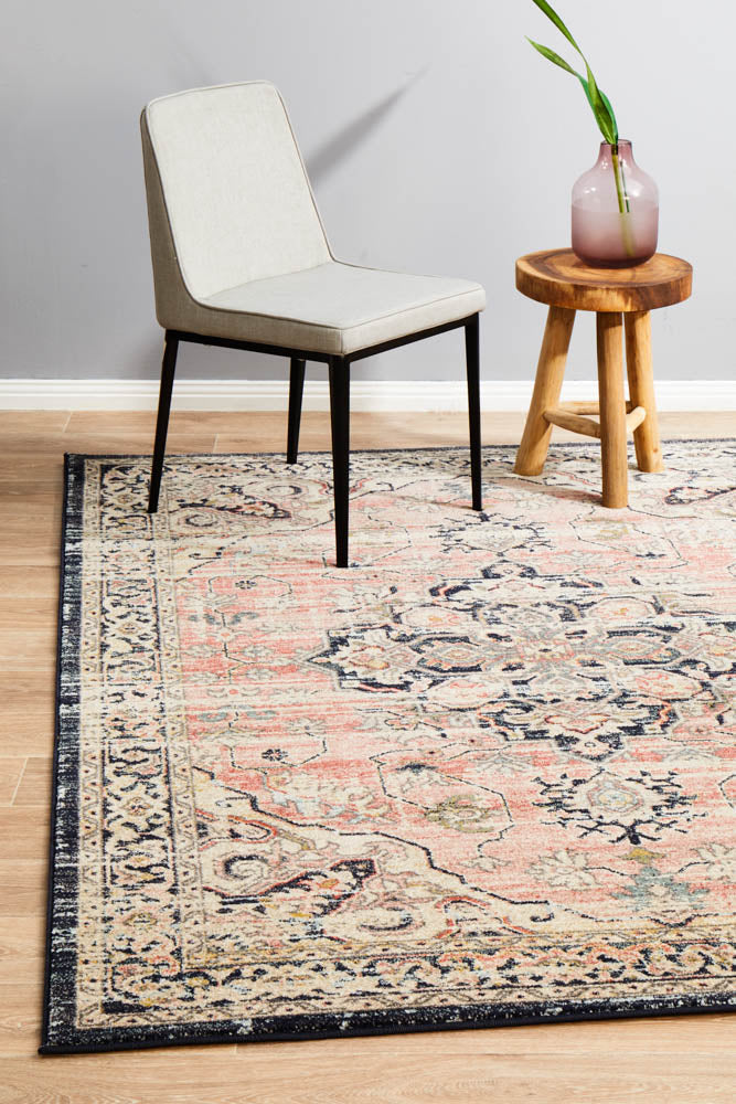 Legacy Emblem Medallion Brick Rug
