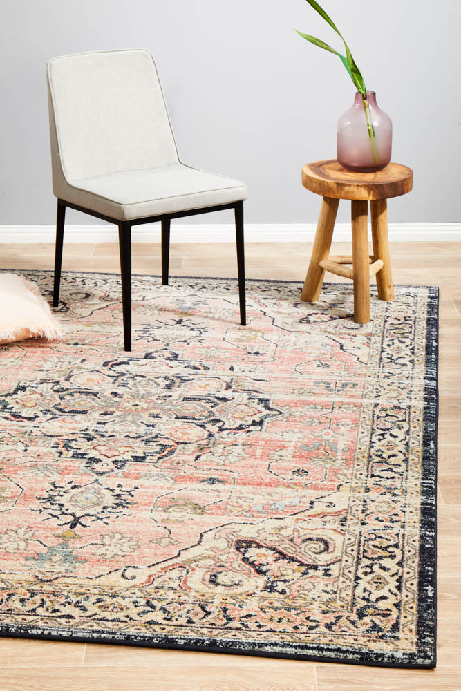 Legacy Emblem Medallion Brick Rug