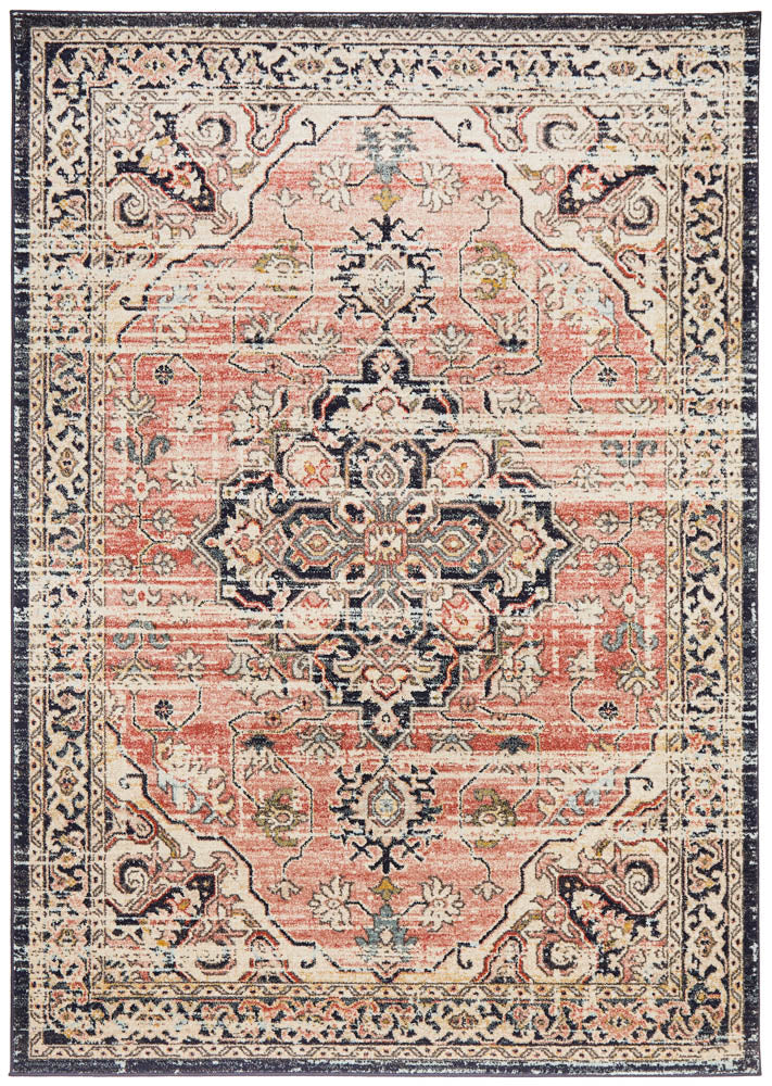 Legacy Emblem Medallion Brick Rug