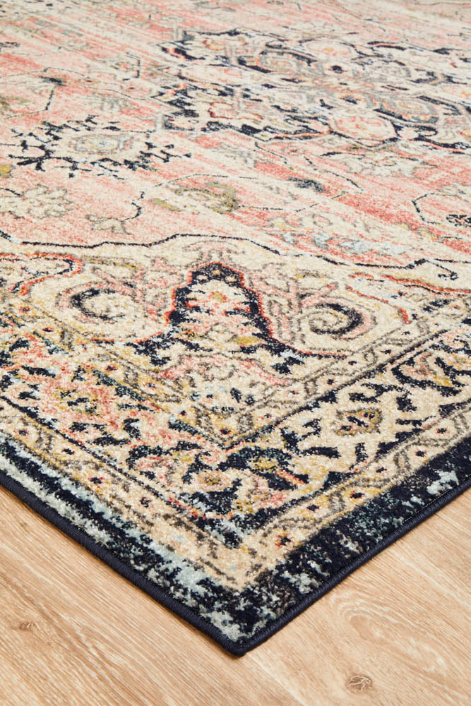 Legacy Emblem Medallion Brick Rug