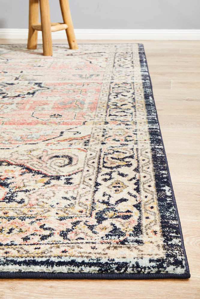 Legacy Emblem Medallion Brick Rug