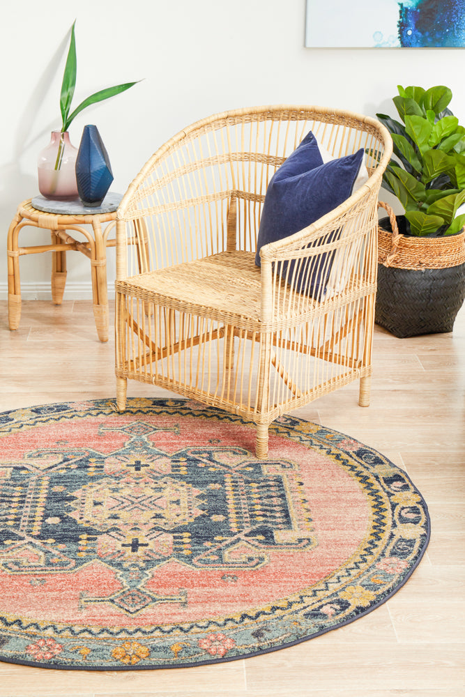 Legacy Tribal Earth Round Rug