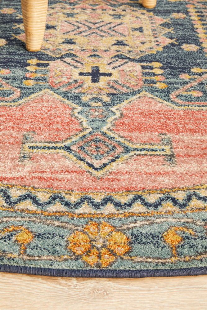 Legacy Tribal Earth Round Rug