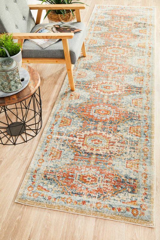 Legacy Tribal Blue Runner Rug