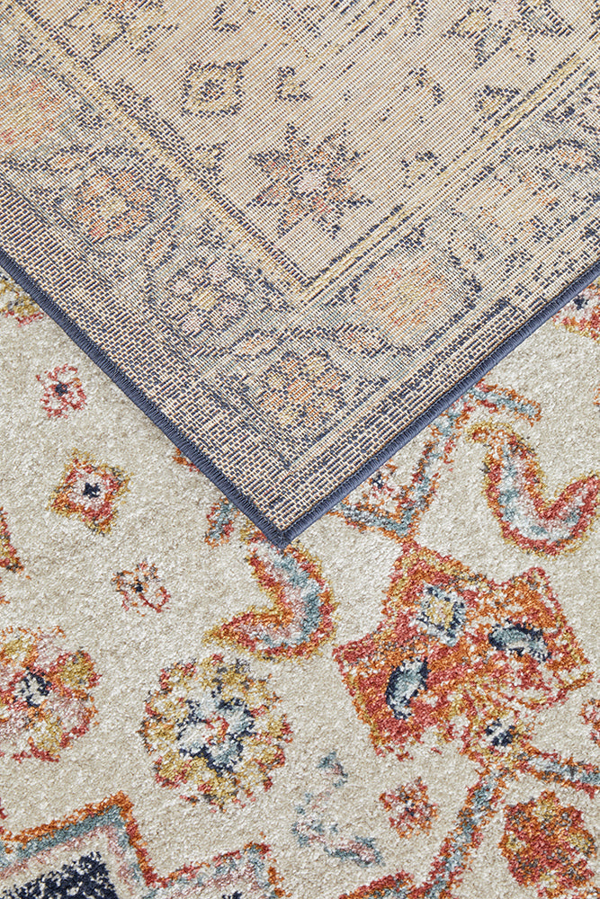 Legacy Tribal Medallion Ecru Rug