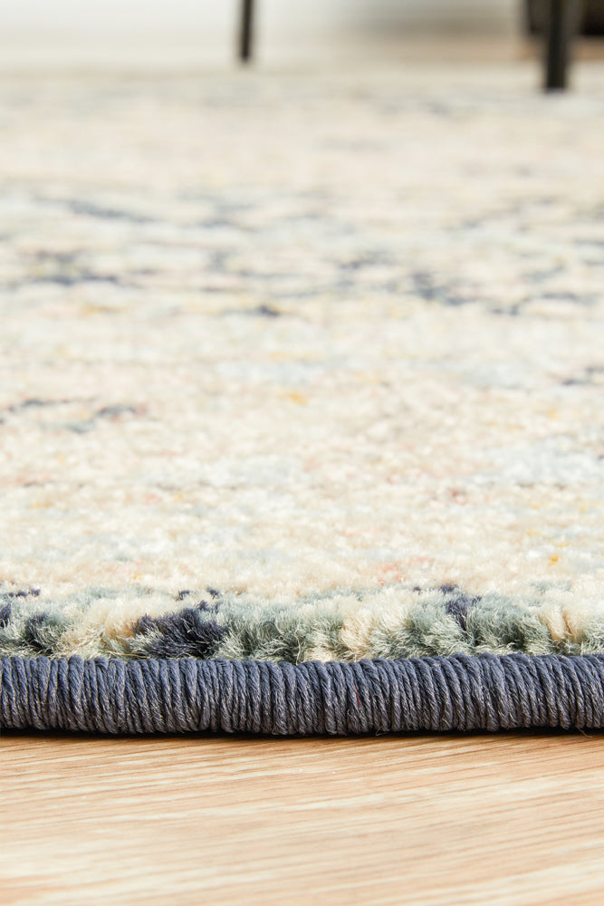 Legacy Floral Midnight Round Rug