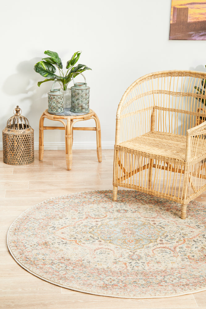 Legacy Medallion Papyrus Round Rug