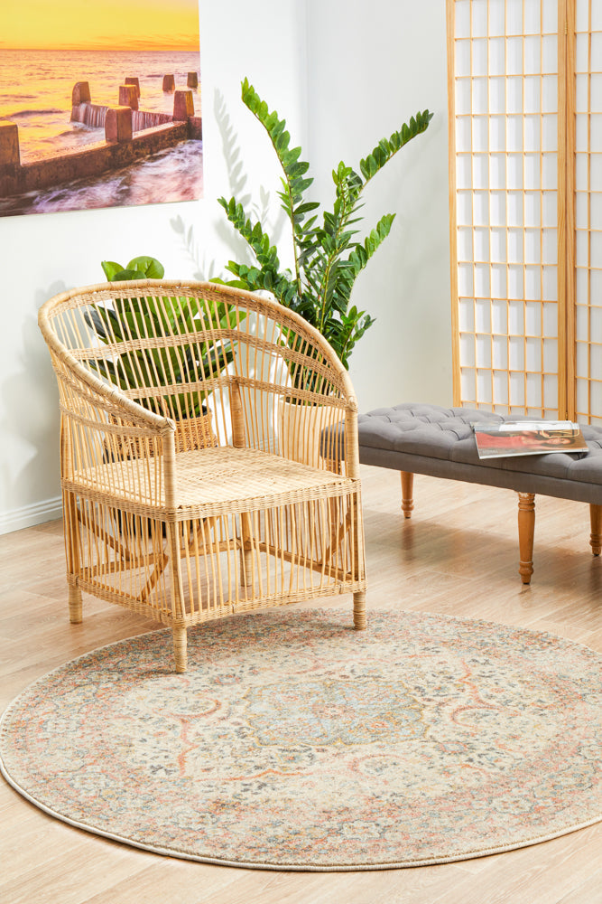 Legacy Medallion Papyrus Round Rug