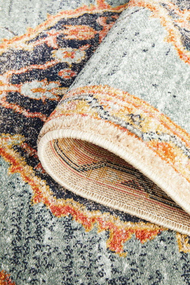 Legacy Emblem Rust Runner Rug