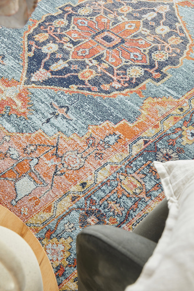 Legacy Emblem Rust Rug